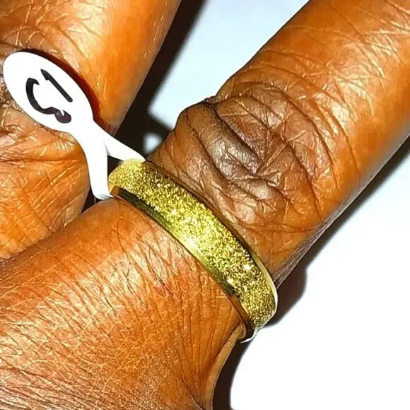 Stainless steel wide band hypoallergenic nickel free Men's ring sz 13 - Picture 2 of 6